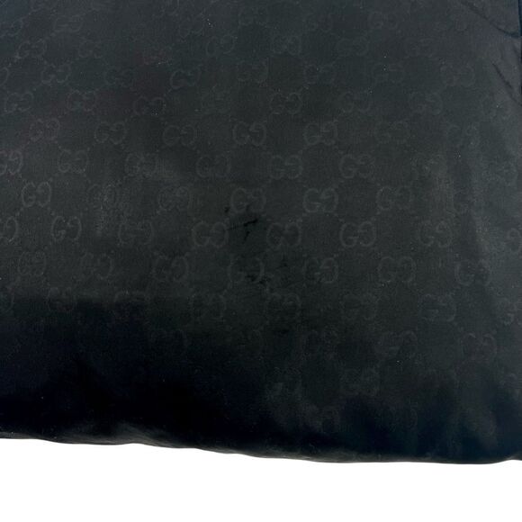 GUCCI Black Authentic GG Monogram Canvas Tote Bag - Picture 13 of 13